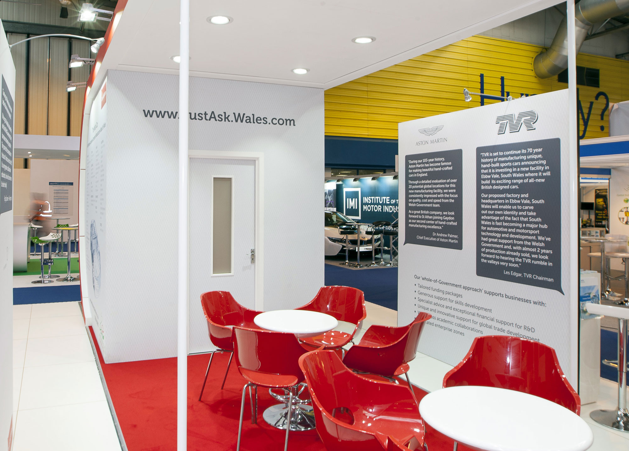 Exhibition stand design welsh government